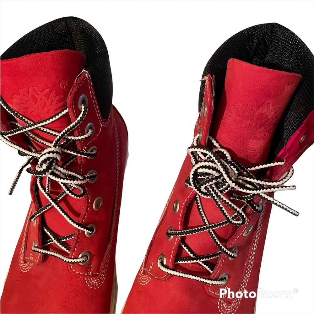 Red Timberland Earthkeepers Boot - Picture 6 of 10